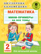 Математика. Мини-примеры на все темы школьного курса. 2 кл.