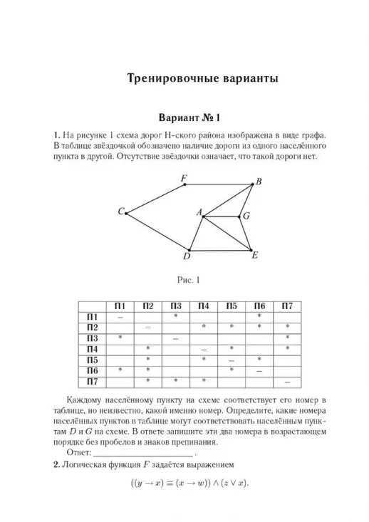 ЕГЭ-2026. Информатика и ИКТ. 20 тренировочных вариантов 