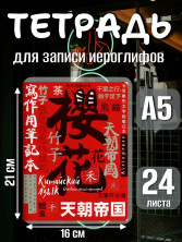 Тетрадь для записи китайских иероглифов (Символ удачи)