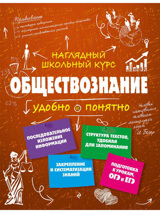 Обществознание. Серия "Наглядный школьный курс: Удобно и понятно".  