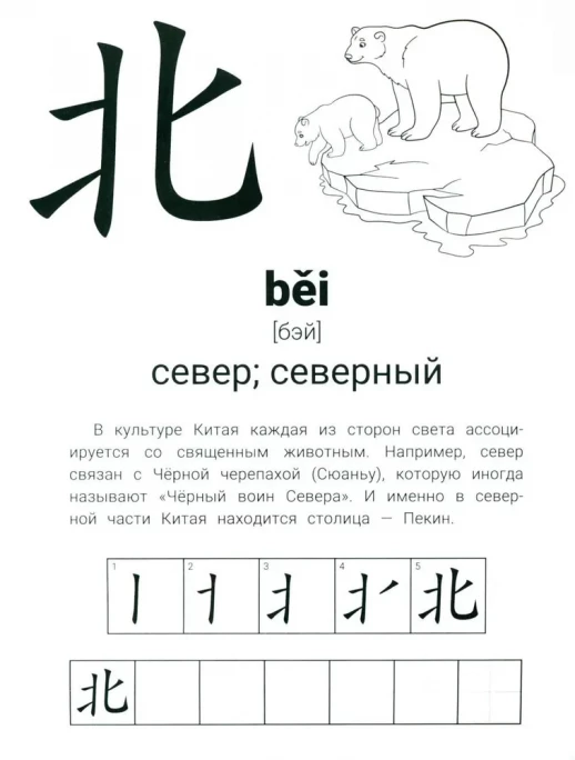 Иероглифические упражнения. География (Азиатское письмо)  