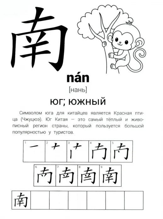 Иероглифические упражнения. География (Азиатское письмо)  