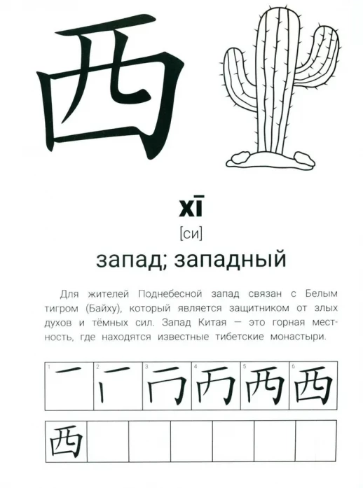 Иероглифические упражнения. География (Азиатское письмо)  