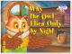 Почему сова летает только ночью. Why the Owl Flies Only by Night. (на английском языке) 2 уровень.  